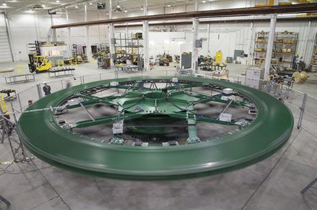 Figure 4 . PCB Stator Applied in Wind Turbine Generators